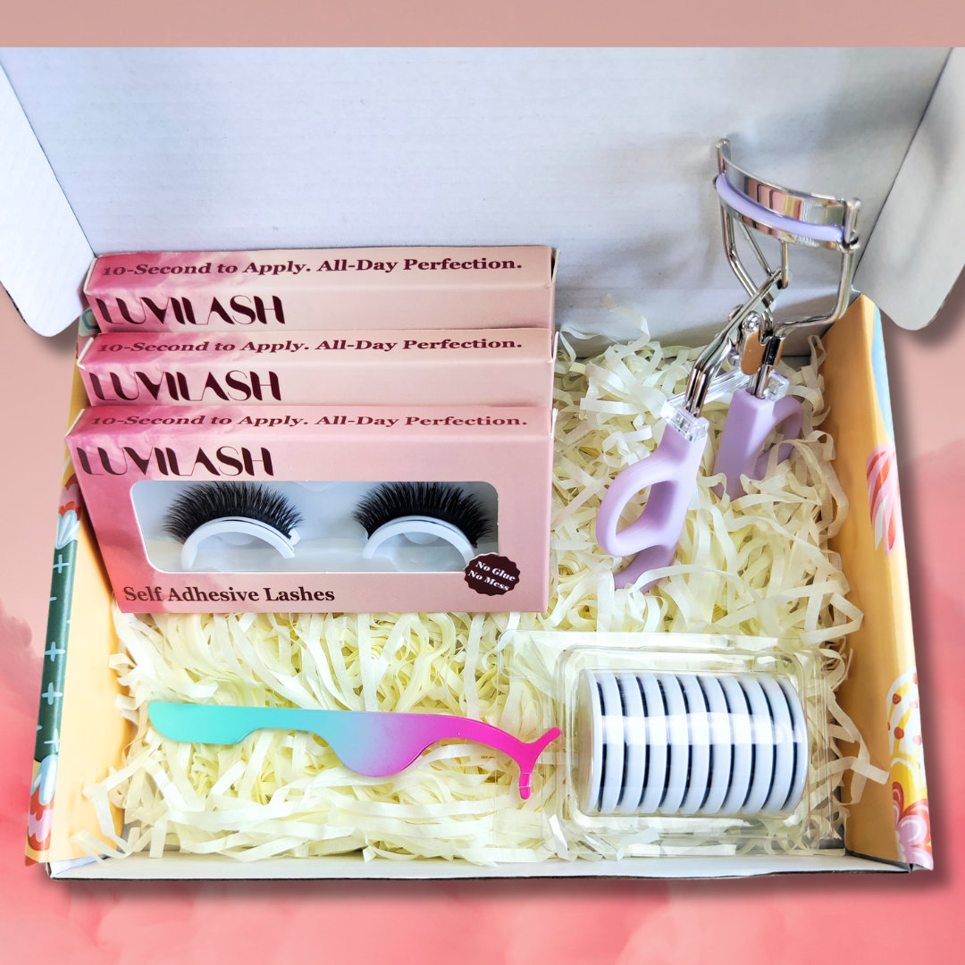 Eyelashes+Curler+Tweezers+Strips Refill